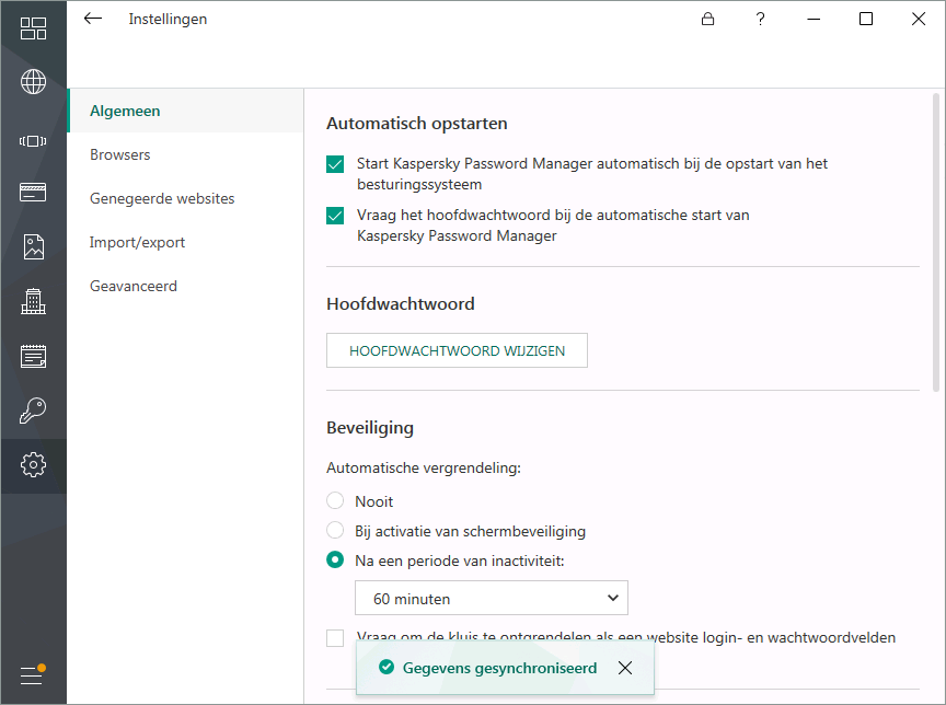 Screenshots Pas instellingen aan zoals jij dat wilt	