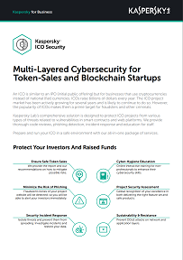 Token Sales-projecten beveiligen met Kaspersky Token Offering Security