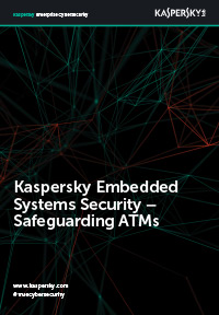 Kaspersky Embedded Systems Security: beveiliging van pinautomaten