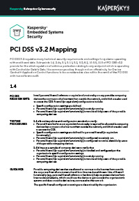 PCI DSS v3.2-mapping: embedded systemen
