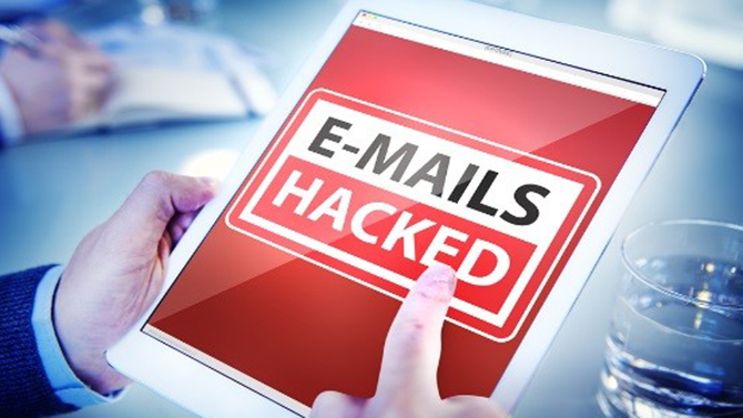 E-mail gehackt.