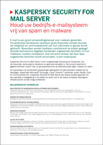 KASPERSKY SECURITY FOR MAIL SERVER - DATASHEET