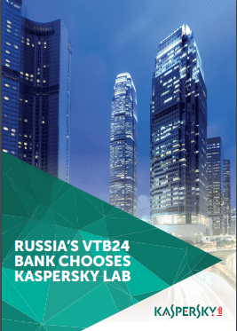 VTB24, EEN VAN DE GROOTSTE BANKEN VAN RUSLAND, KIEST KASPERSKY LAB